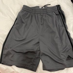 Adidas Athletic Gray/black shorts - Kids Size 14/16
